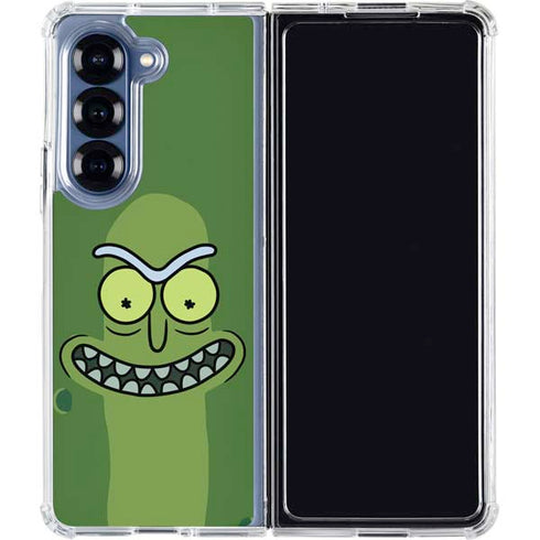 Adult Swim Rick and Morty Pickle Rick Galaxy Z Fold6 Clear Case